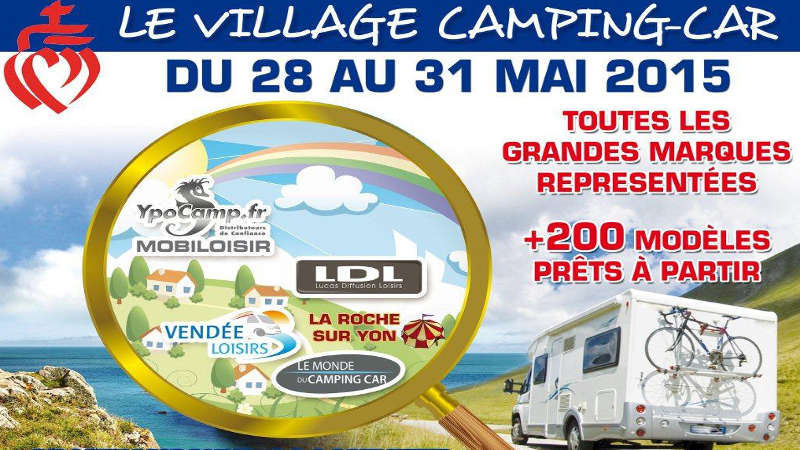 Affiche Portes Ouvertes Village Camping-Car