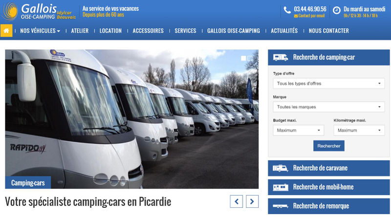 Nouveau site Gallois Oise Camping