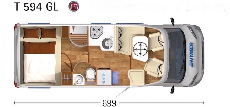 PLAN HYMER TRAMP GL 594