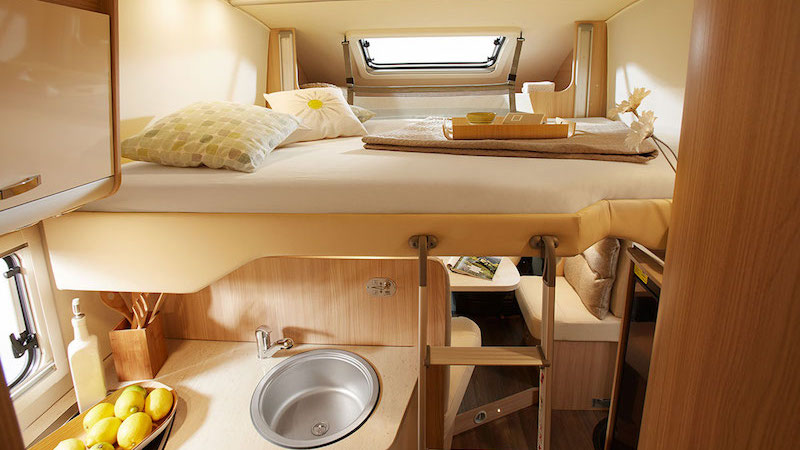 Lit Central Et Lit De Pavillon La Formule Gagnante Camping Car Le
