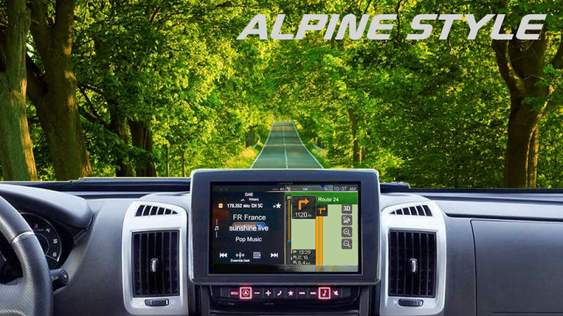 Alpine nous ouvre la route, avec un nouveau système de navigation pour Fiat  Ducato, Peugeot Boxer et Citroën Jumper