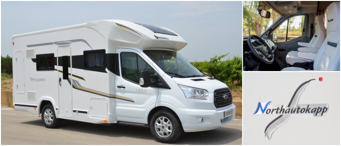 Benimar Tessoro 483 au centre d'essai Ford Salon VDL 2017 Paris Le Bourget