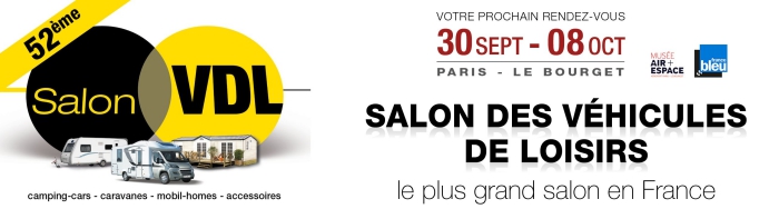 Salon VDL 2017, salon du camping-car au Parc des expositions Paris Le Bourget