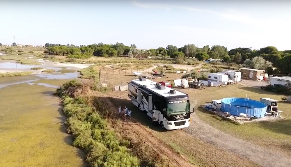 « Family Coste » un tour de France en campingcar américain