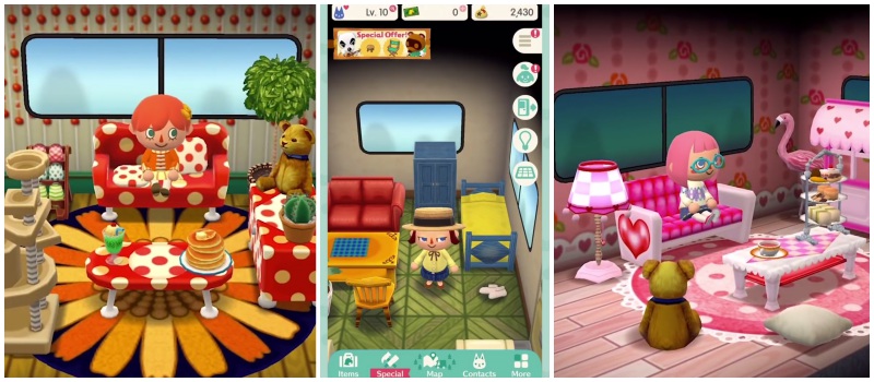 Animal Crossing Pocket Camp Interieur