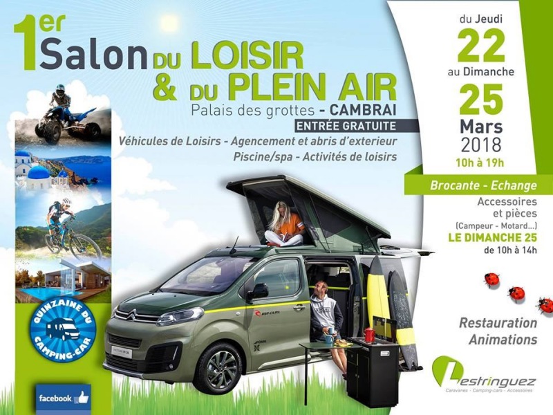 Salon loisir et plein air Cambrai Mars 2018 CCLS