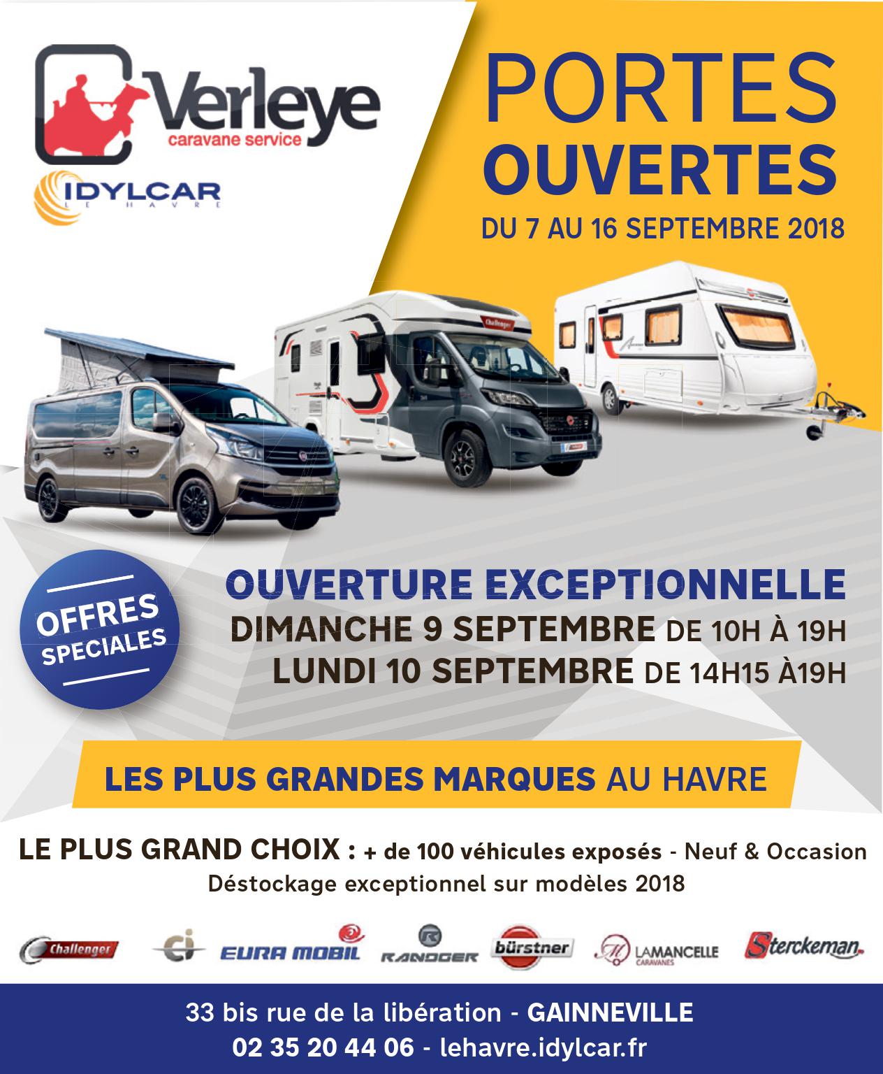 Portes Ouvertes Idylcar Le Havre 76 Camping Car Le Site