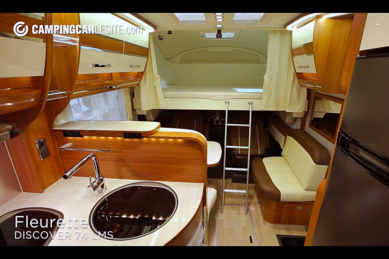 Intégral haut de gamme Fleurette Discover 74 LMS | Campingcarlesite