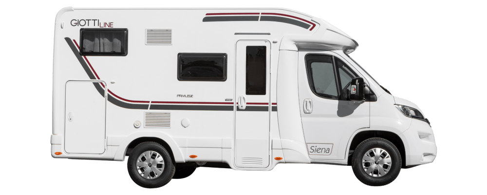 Camping car de moins de 6 00 m le lit transversal et sa soute XL