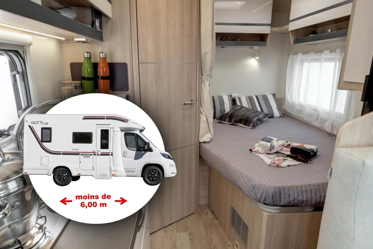 Camping-car de moins de 6,00 m : le lit de pavillon pour un max d'espace à  vivre (3/3)