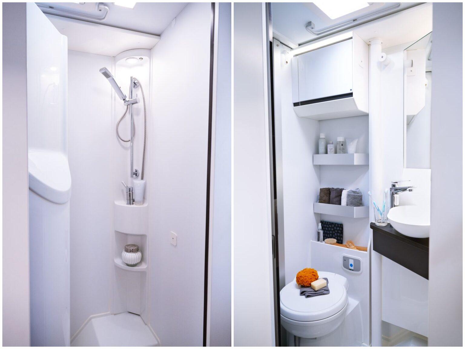 Bloc Sanitaire Kit Salle De Bain Pour Camping Car Petit camping-car à l’esprit camper van : l’Elios CarVan DL à l'essai