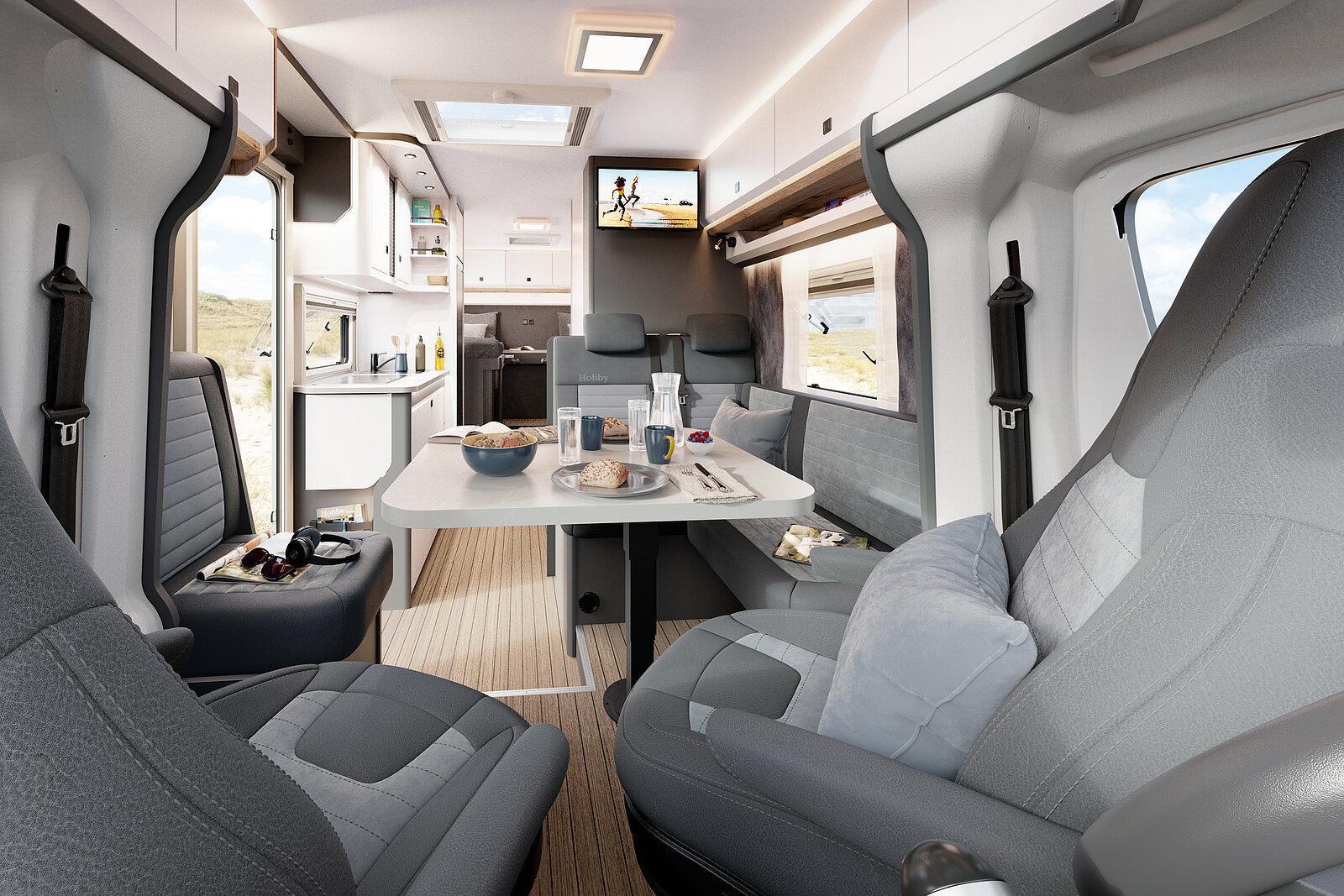 Ce profilé Prestige propose une ambiance inspirés des bateaux de plaisance.