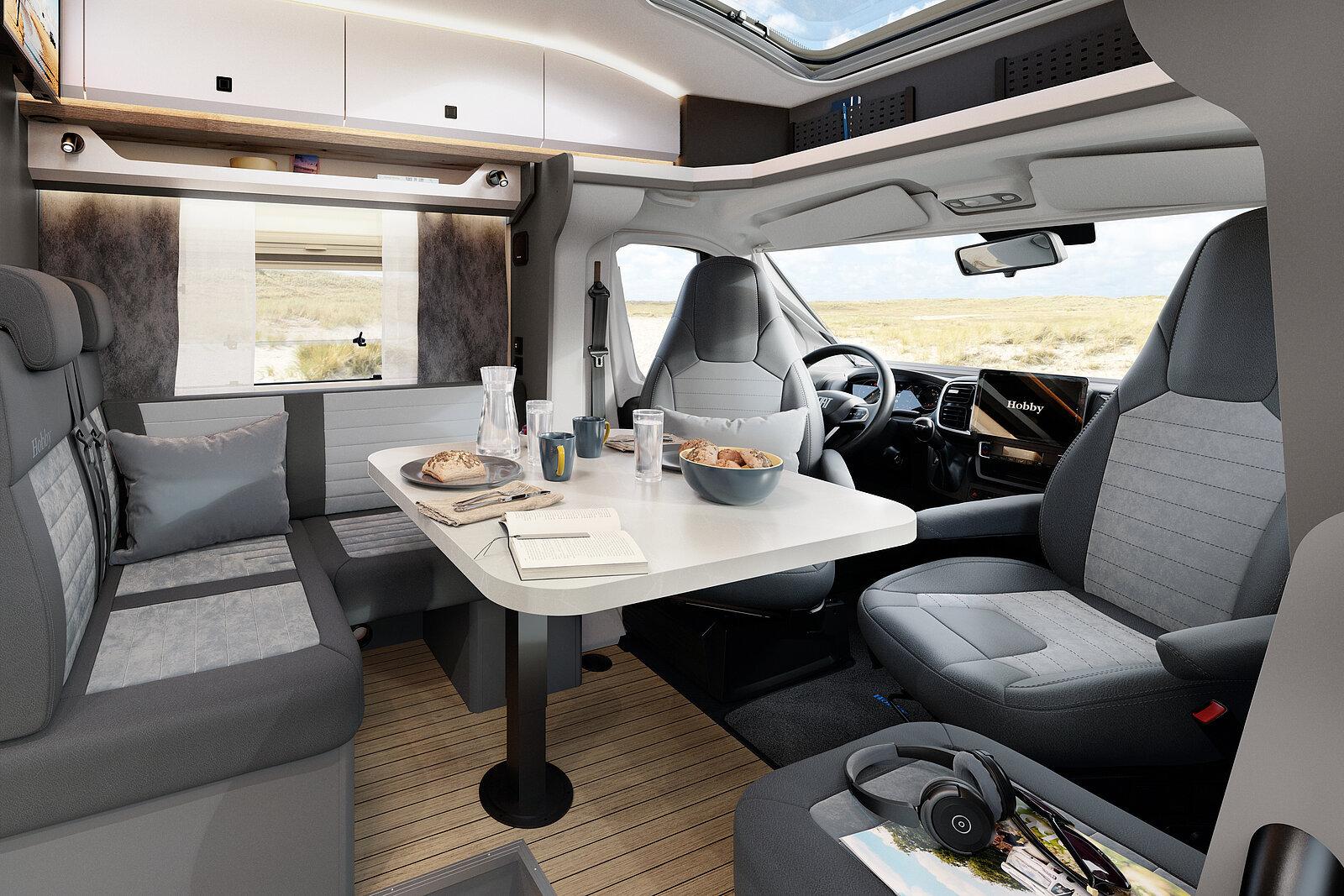 La jonction entre la cellule et la cabine est particulièrement bien réussie.