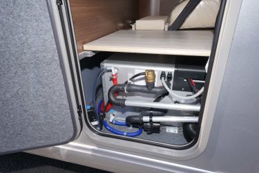 L'accès technique constitue une priorité chez Frankia. Ici la centrale Alde située dans le double plancher, à hauteur du salon.
