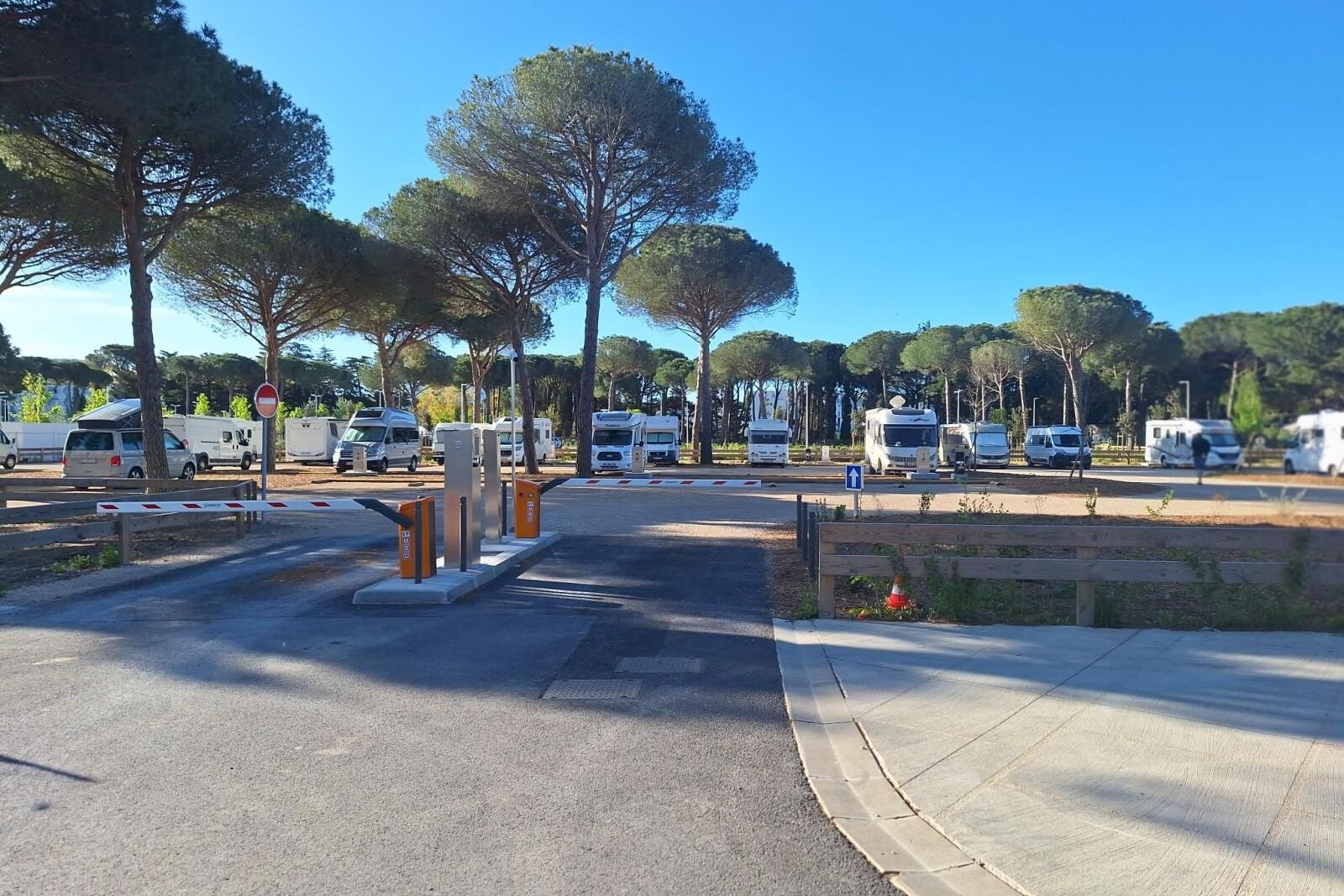 La nouvelle aire de camping-cars de la Grande Motte (34)