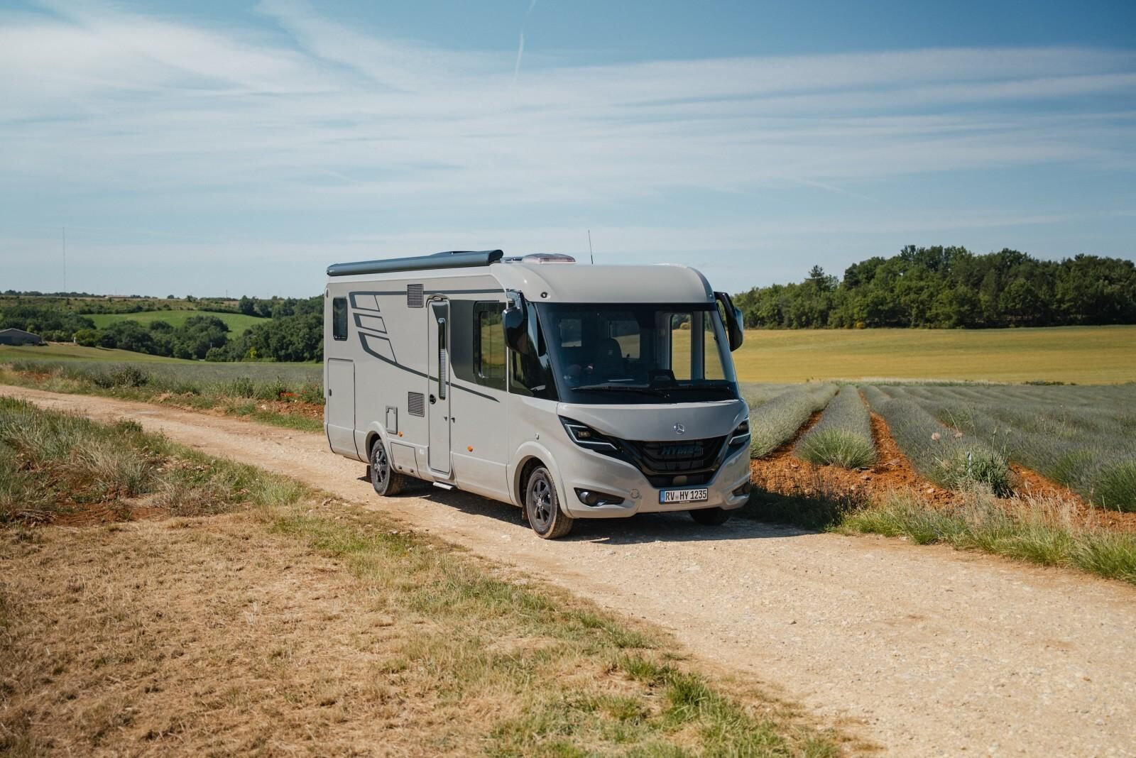 HYMER B-ML I780 - La nouvelle signature lumineuse vient donner du caractère à cette face avant, pour le reste inchangée.
